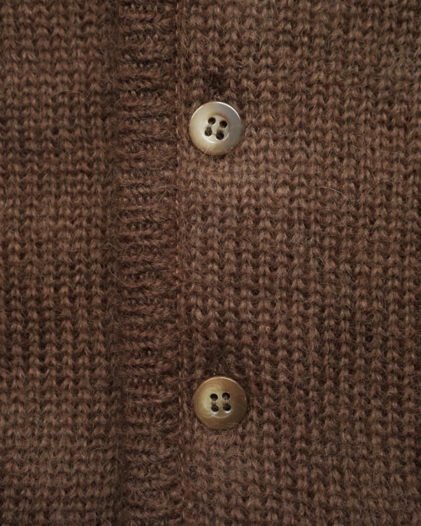KID MOHAIR CLASSIC 6B CARDIGAN】 - Time is on