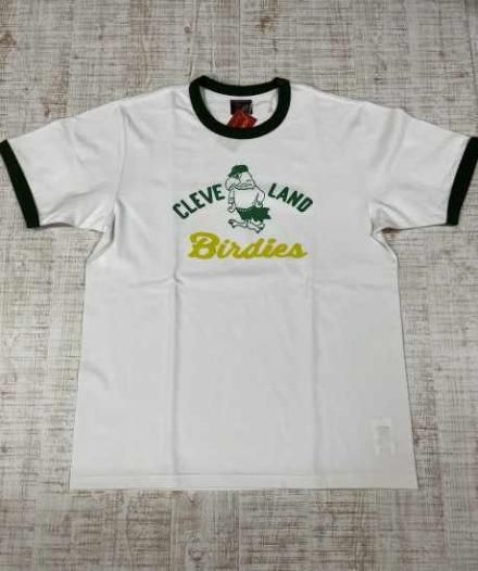 ザ・リアルマッコイズ MC24021 BIRDIES プリントリンガーTシャツ