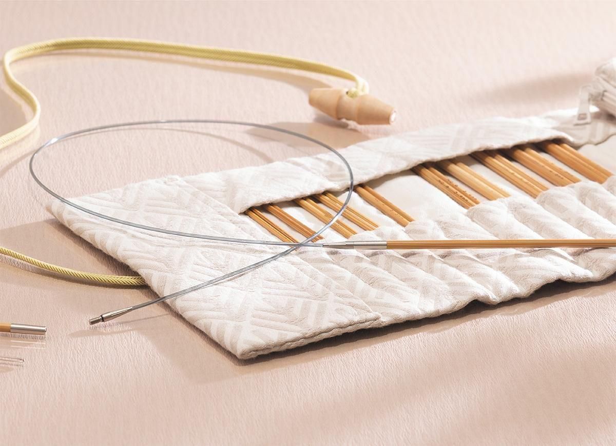 キャリーシー ロング 切り替え式竹輪針セット Komorebi - チューリップ