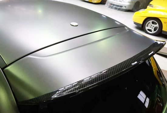 KOSHIカーボンリアルーフスポイラー - フィアット・アバルトパーツの