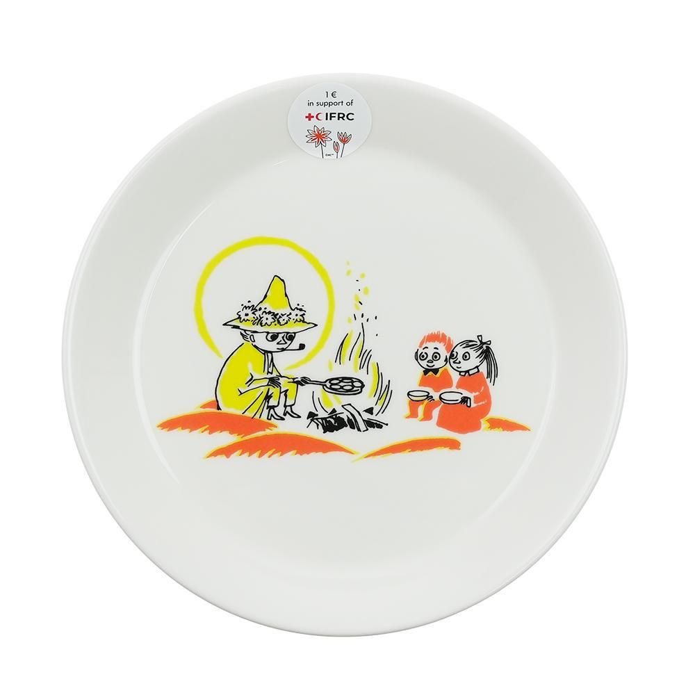 アラビア (ARABIA) ムーミン ABC プレート 19cm スナフキン 1064954