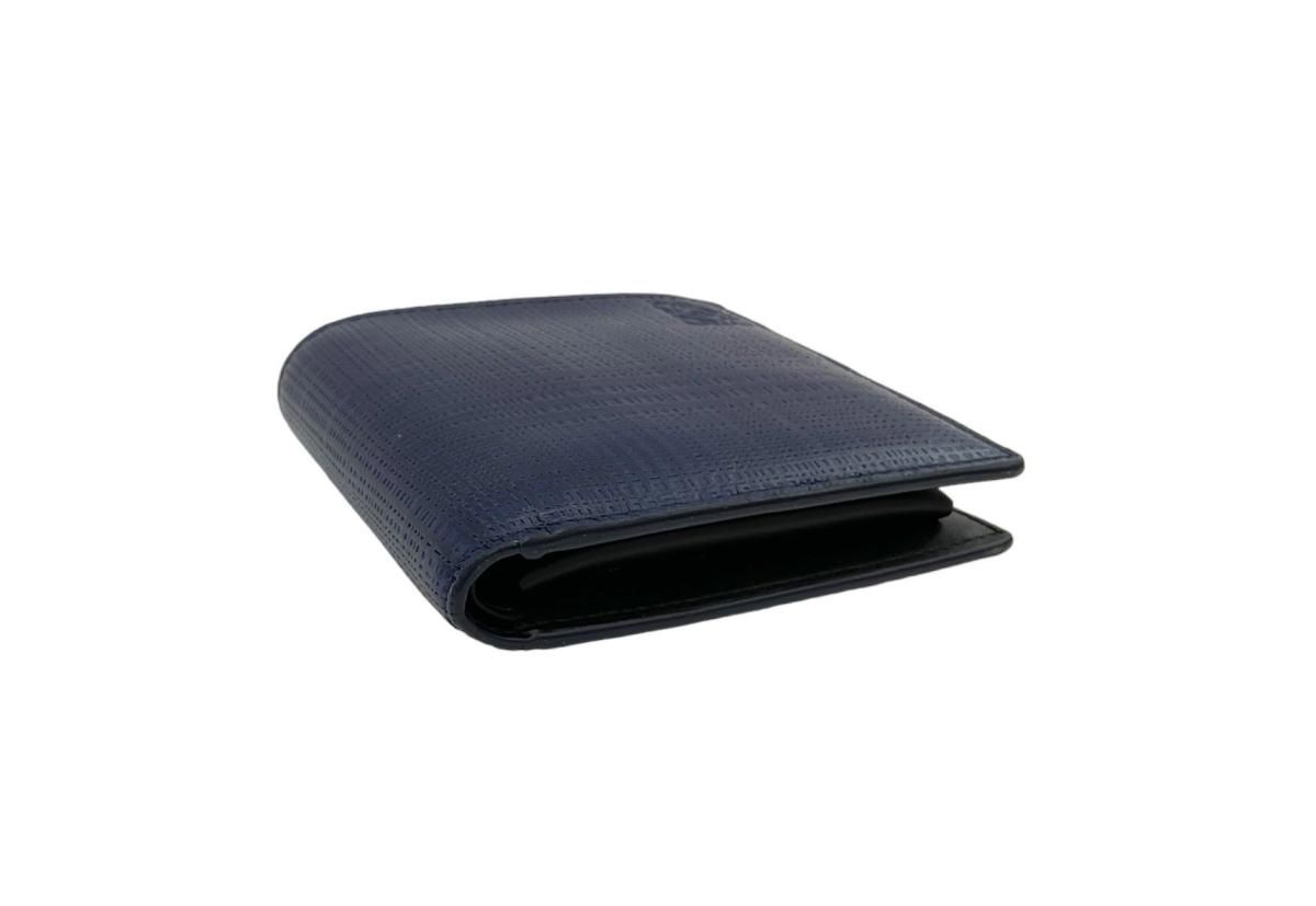 LOEWE/ロエベ/折財布/バイフォールド/コインウォレット/ネイビー