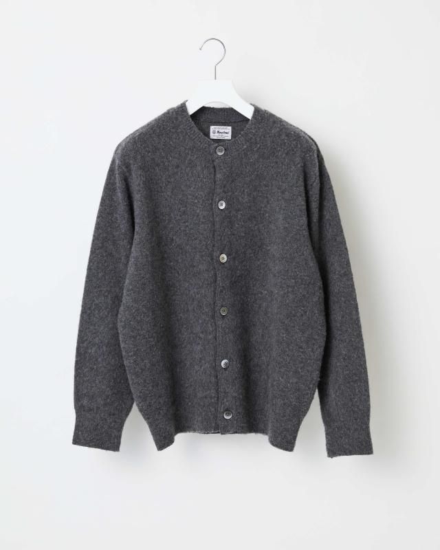 HIGH TWIST WOOL KNIT CARDIGAN - Yonetomi STORE ONLINE｜ヨネトミ
