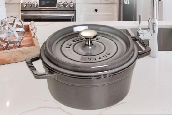 staub ストウブ ピコココットロンド20cmグレー 鋳物琺瑯鍋No.1の実力
