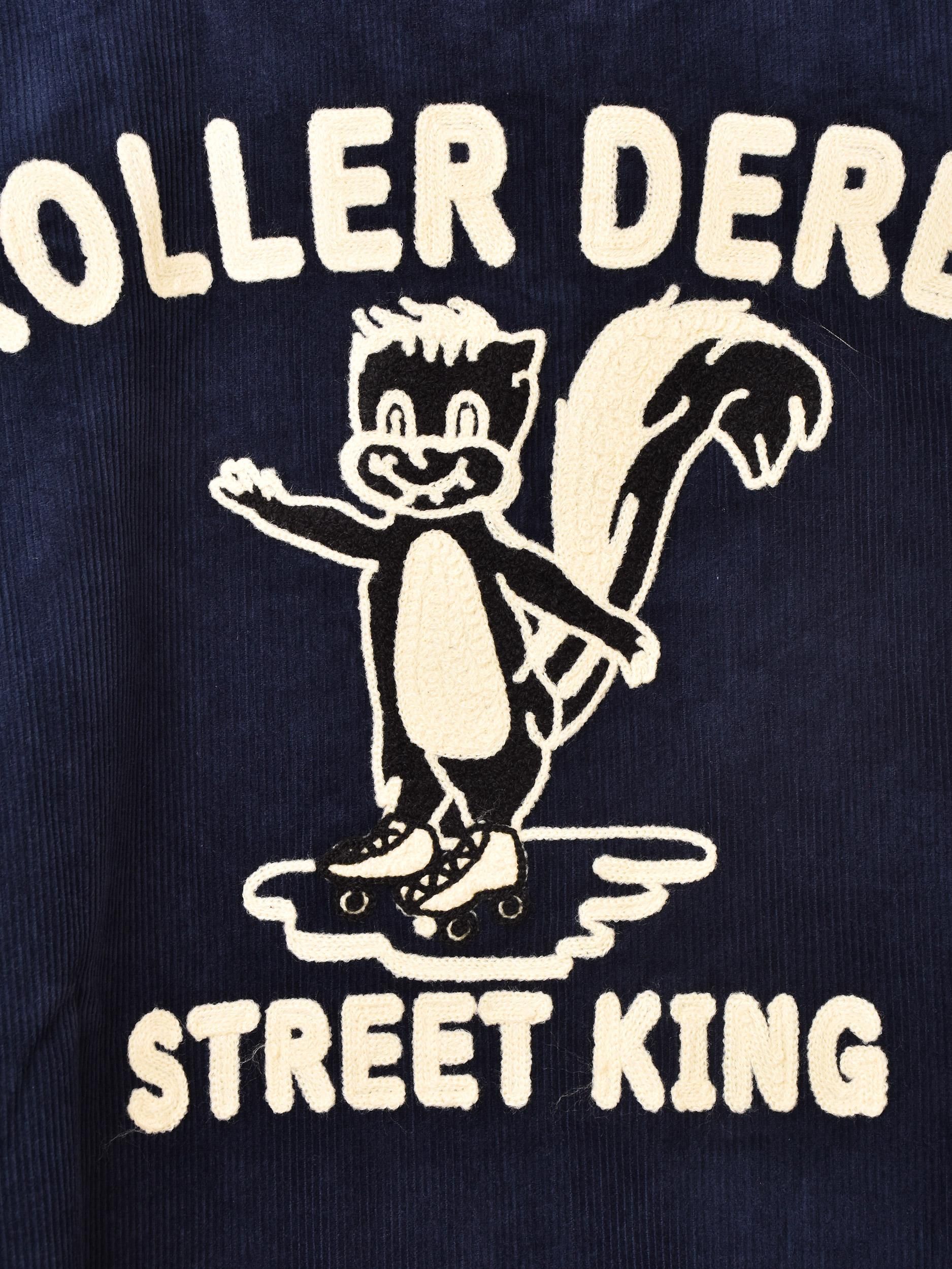 2色展開】「Backers」刺繍入り コーデュロイジャケット「ROLLER DERBY