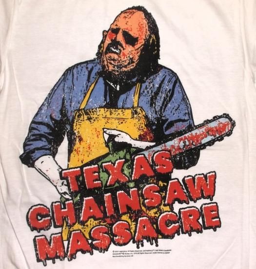 バンドTシャツ 通販 レザーフェイス Tシャツ 悪魔のいけにえ TEXAS
