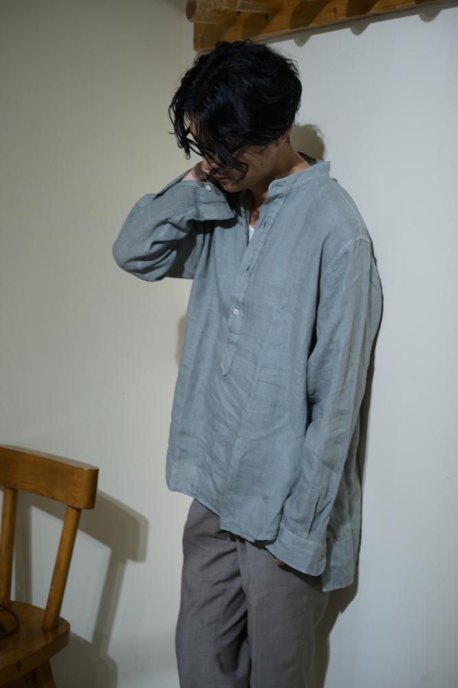 MAATEE&SONS 25SSドS LINEN PULLOVERシャツ TAKESUMI