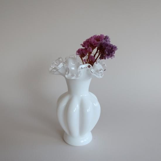 フェントン 花瓶 シルバークレスト Fenton フェントン シルバー