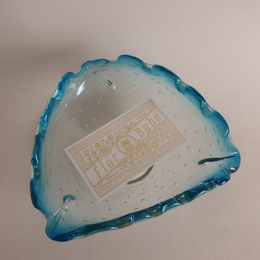 Vintage MURANO glass ash tray/ビンテージ ムラノガラス アッシュ