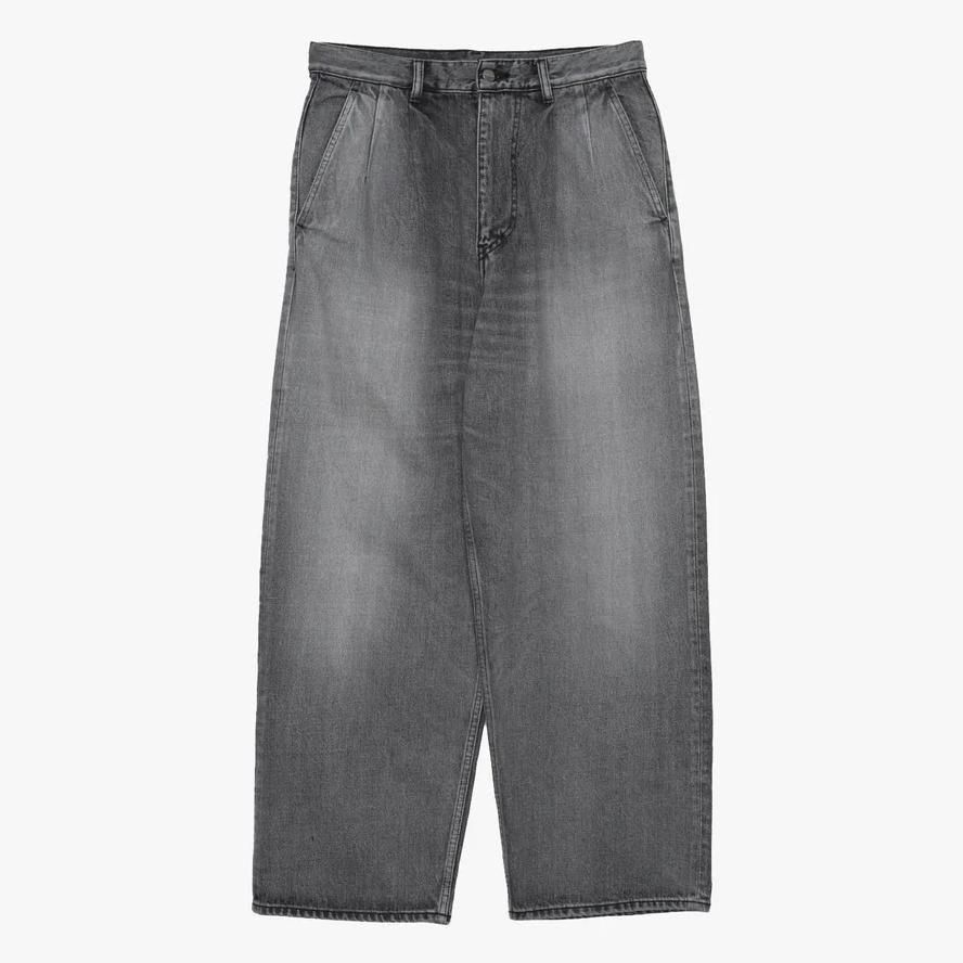 Graphpaper * Selvage Denim Two Tuck Pants LIGHT FADE (2色展開