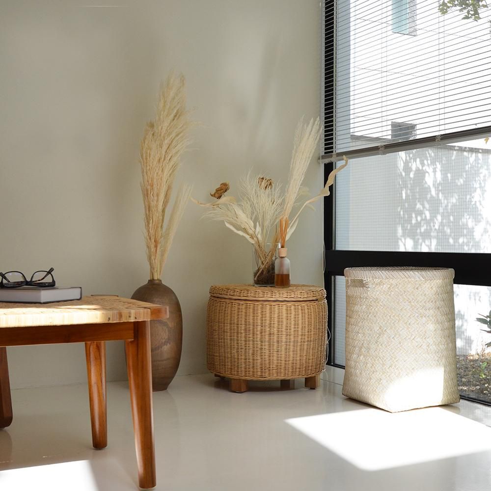 ウォーターヒヤシンス/ラタン・サイドテーブル《セルティック