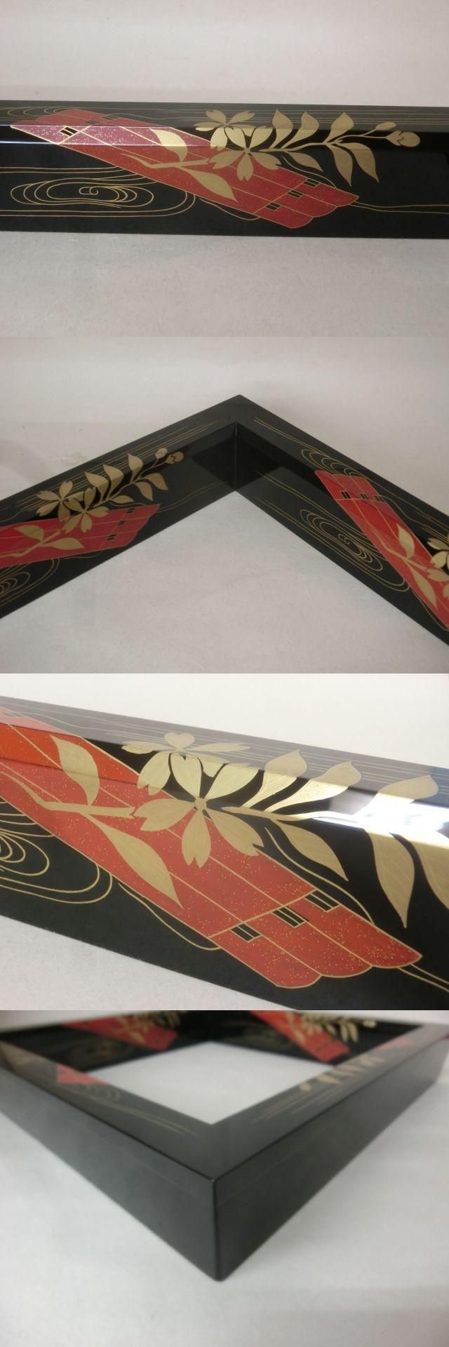 花筏蒔絵黒塗炉縁 岡本陽斎 - 茶道具きよ川［茶器・茶道具・掛け軸