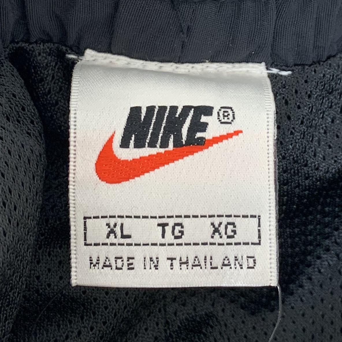 96年製 NIKE AIR JORDAN Nylon Pants 黒 XL 銀タグ 90s ナイキ エア