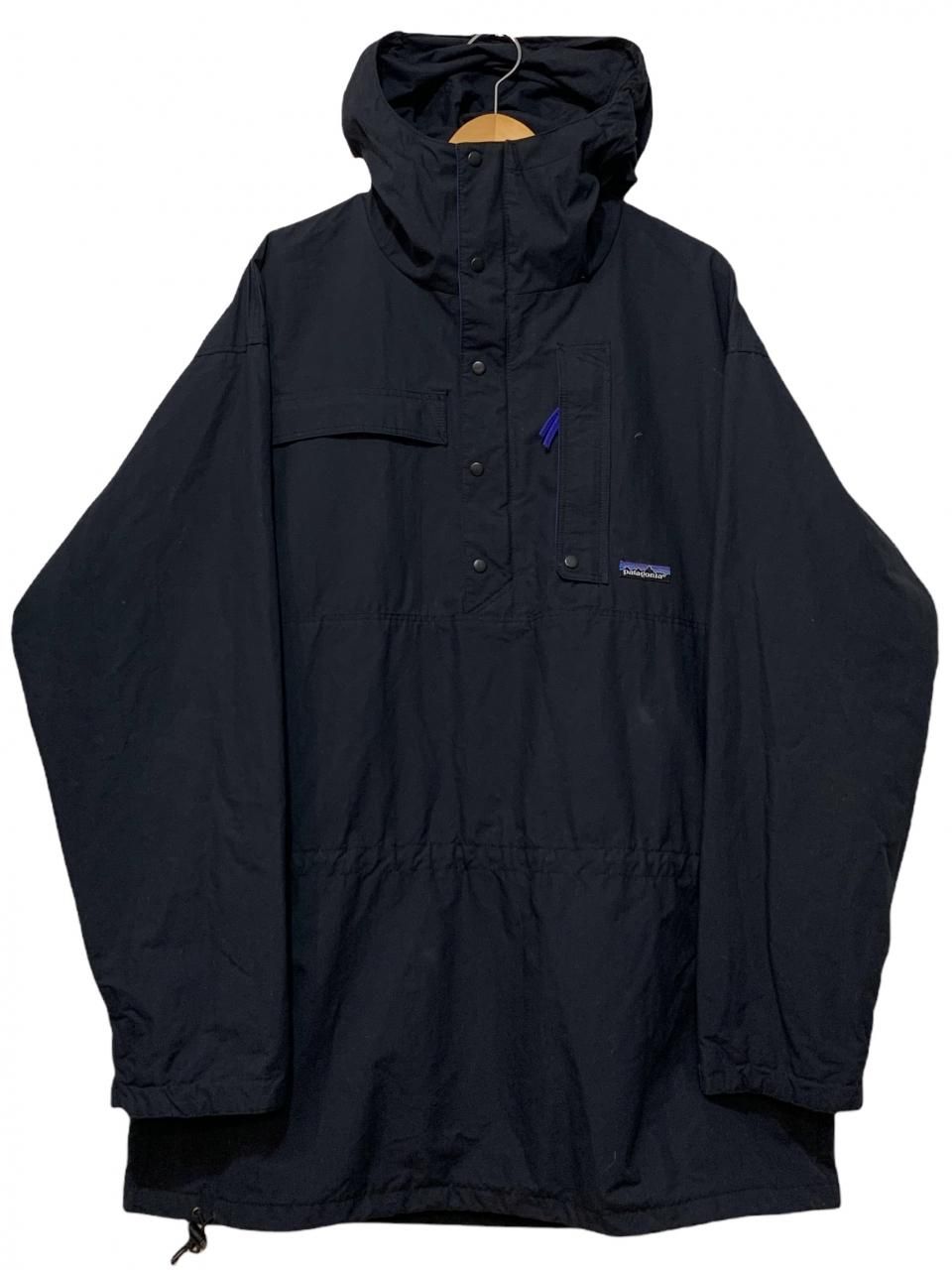 80s~90s patagonia Back Bowl Anorak 黒 XL パタゴニア バックボウル