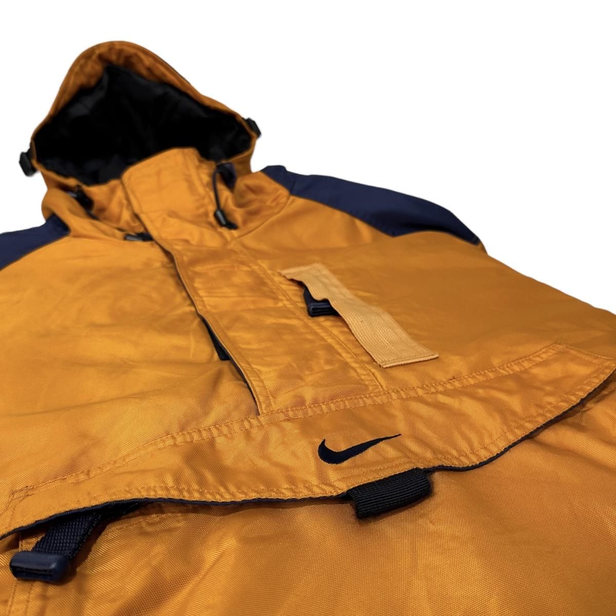 98年製 NIKE ACG Ski Anorak Parka 黄紺 L 90s ナイキ エーシージー