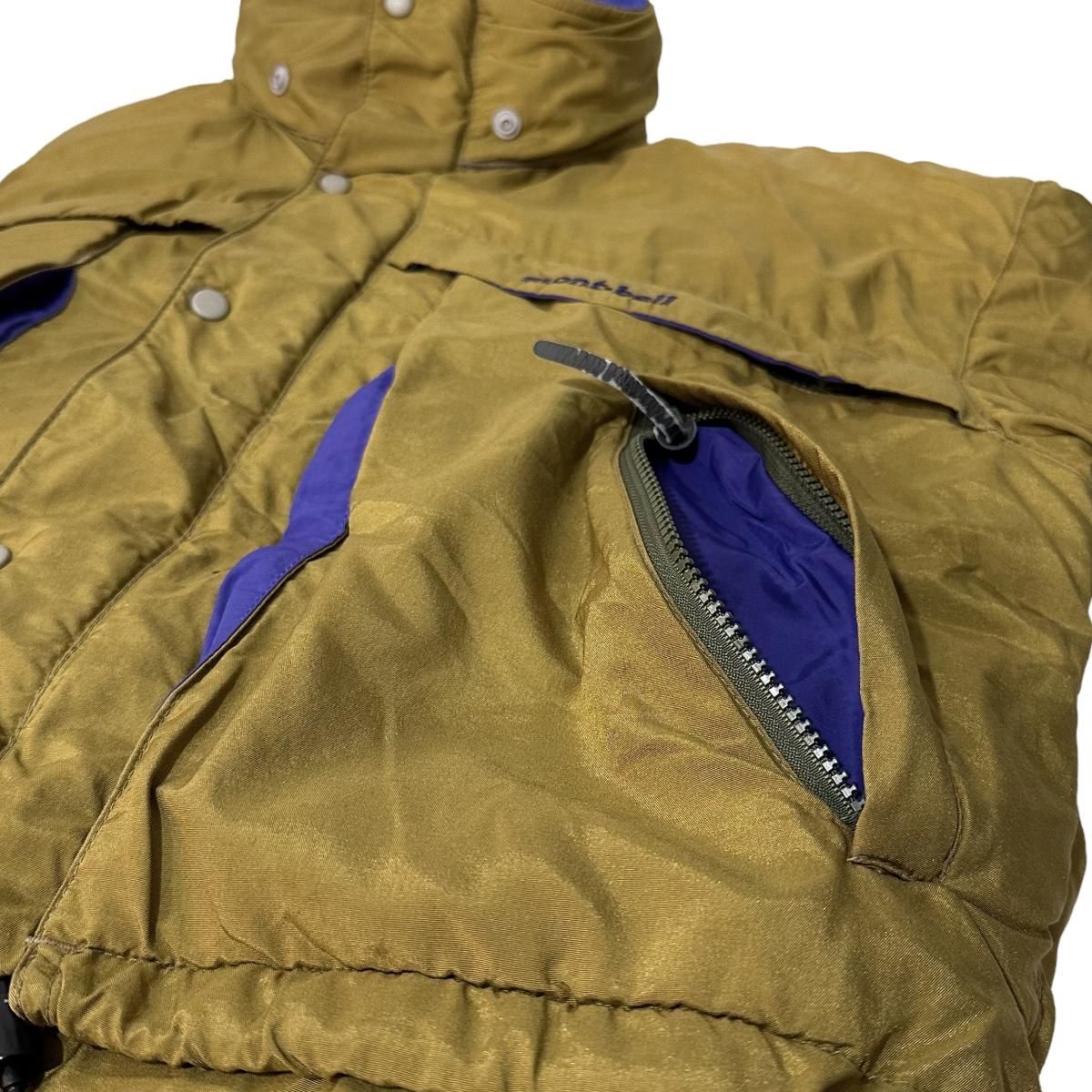 90s mont-bell Padding Jacket 金紫 S モンベル 中綿ジャケット