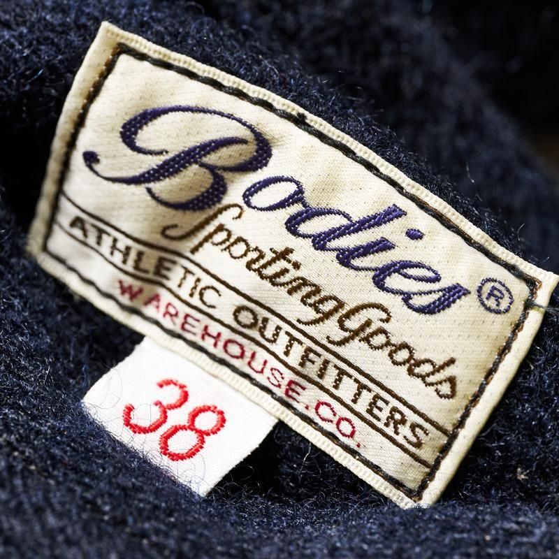 WAREHOUSE & CO. / Lot 2240 1950'S NAVY VARSITY JACKET 無地