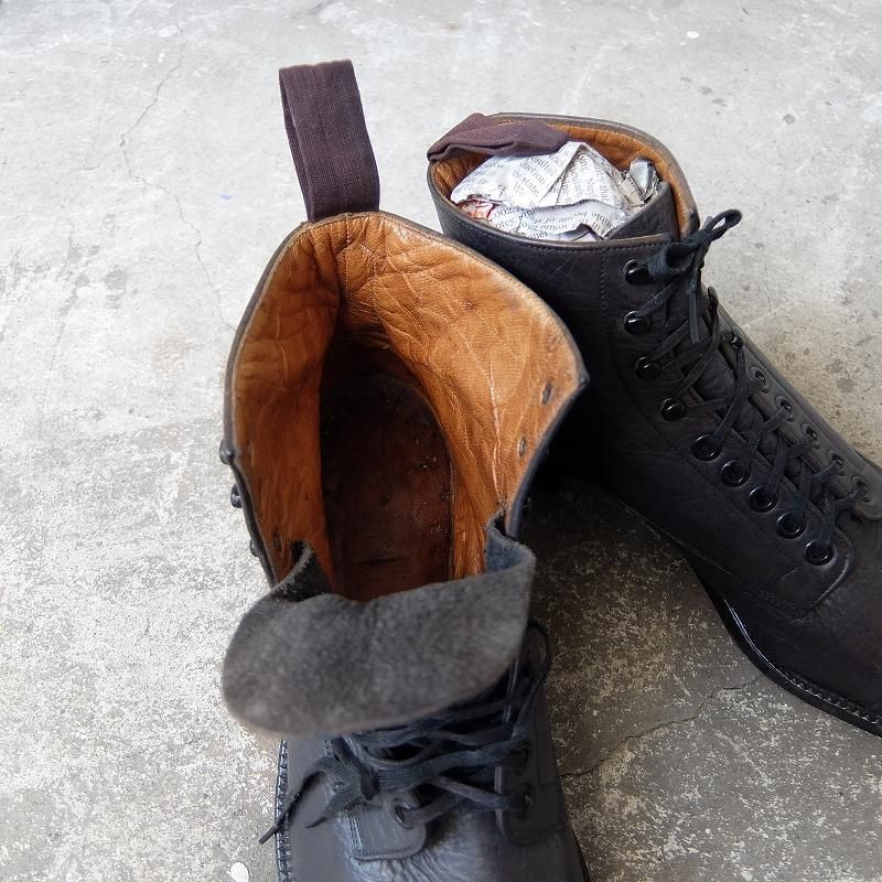 1910's～1920's Leather Work Boots - Cocky Crew Store -Antiques