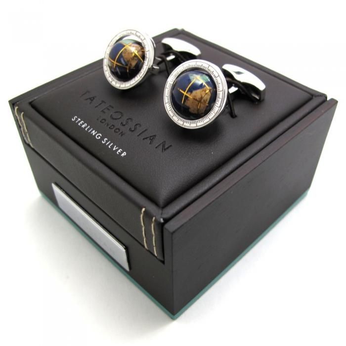 TATEOSSIAN（タテオシアン） 地球儀モチーフ シルバーカフス 2（カフス