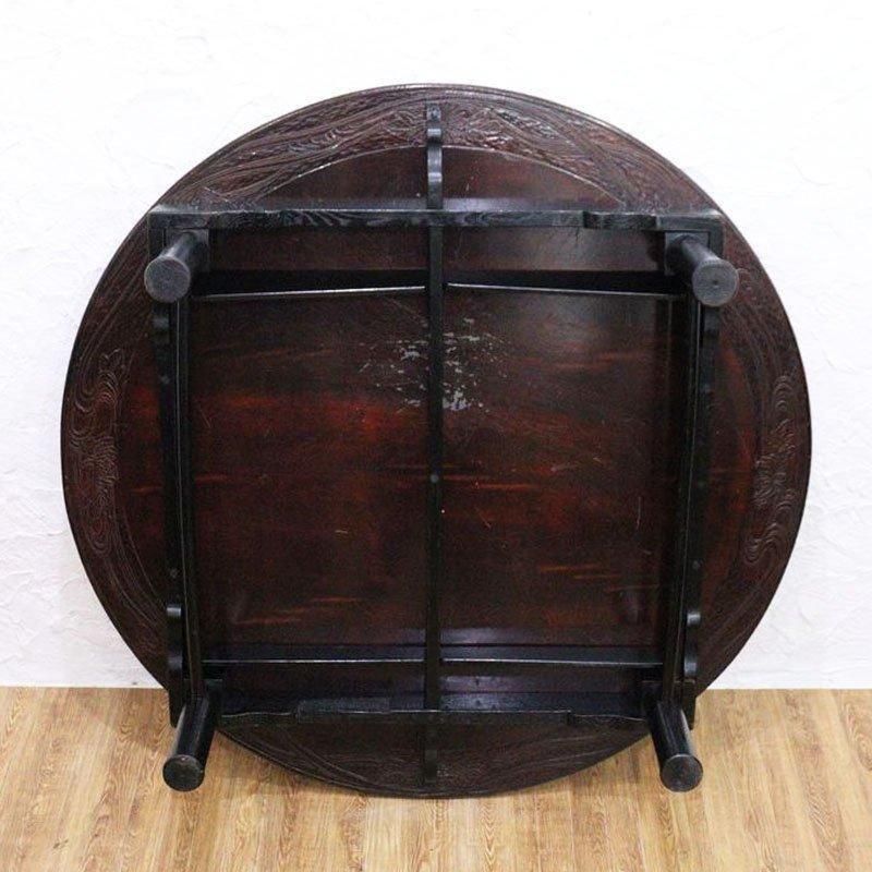 昭和初期の日本製ローテーブル 木の温もり溢れる