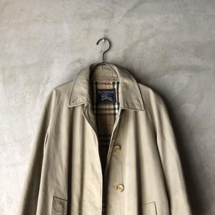 70~90's Vintage Burberry Cotton Trench Coat（70~90年代