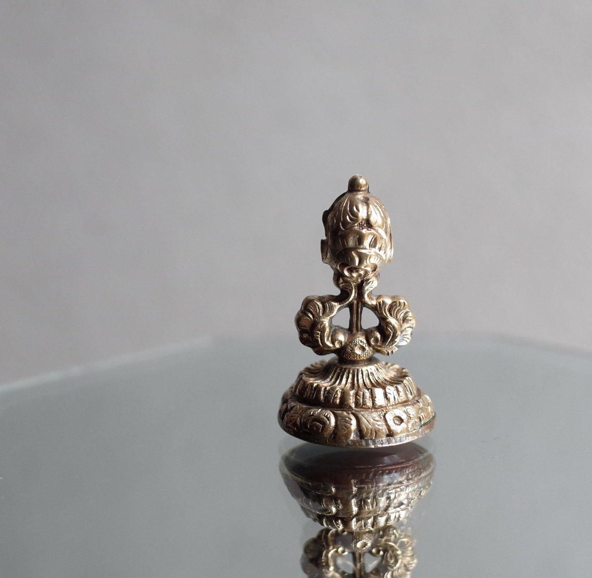 カーネリアン フォブシール（Victorian - Art Deco Seal Carnelian Fob