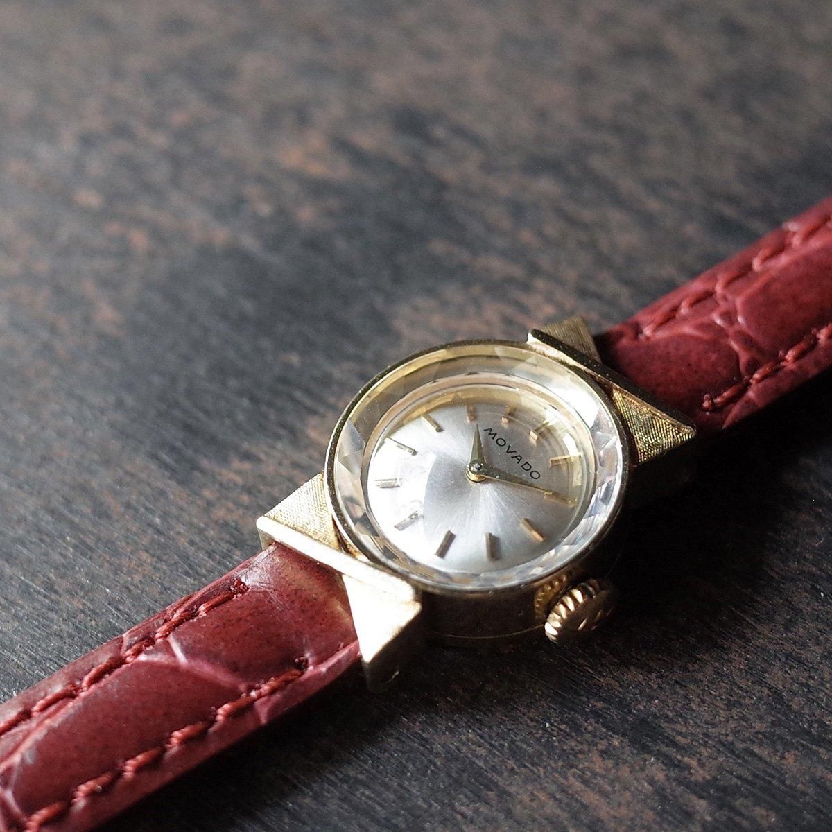 MOVADO（モバード）18KYG 金無垢 カットガラス リボンラグ - JeJe