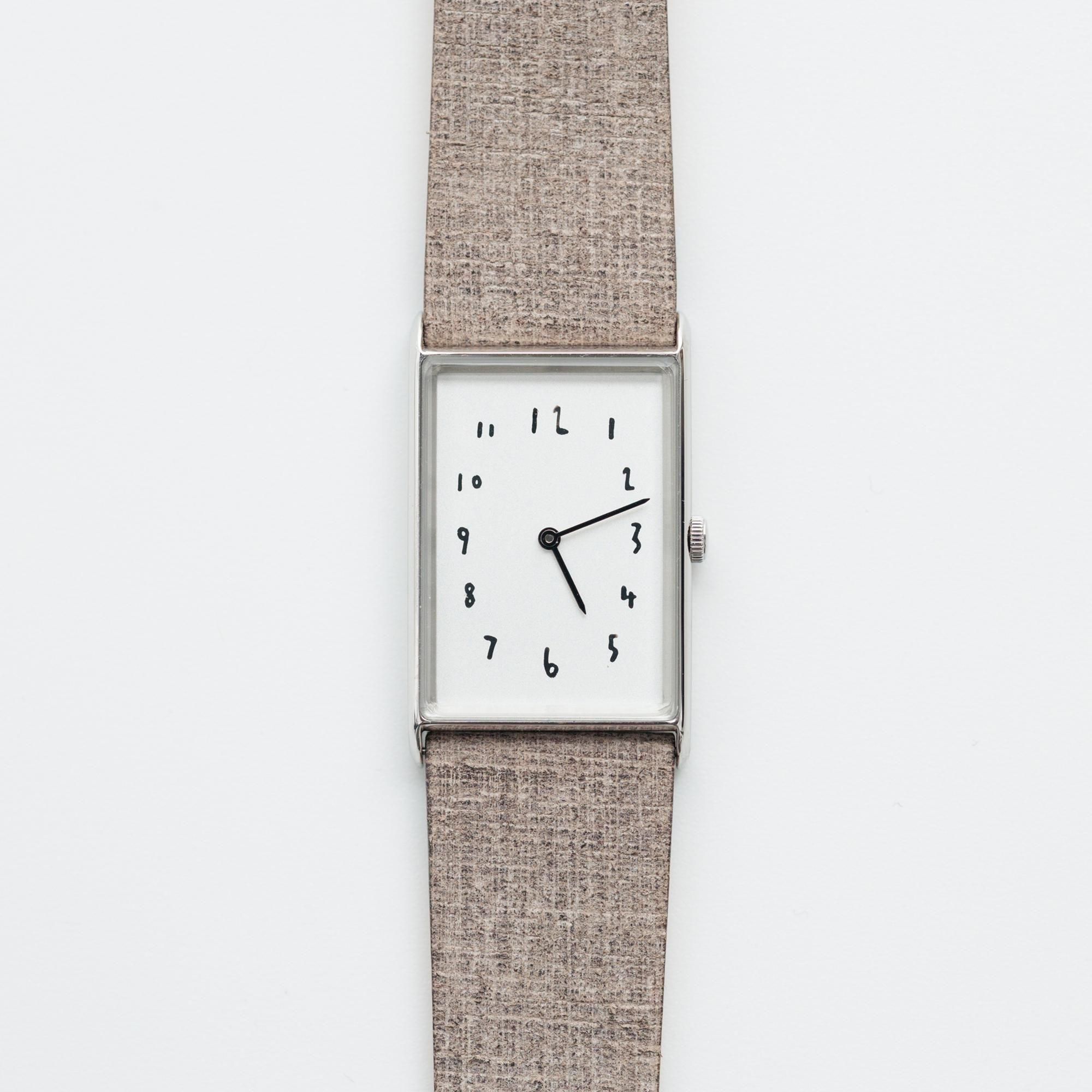 C-Brain クルチュアン 腕時計 スクエアタイプ (マットシルバー