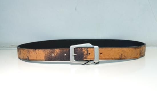 ISAMUKATAYAMA BACKLASH GUIDIキャメルレザー＋ステアレザー30mmベルト