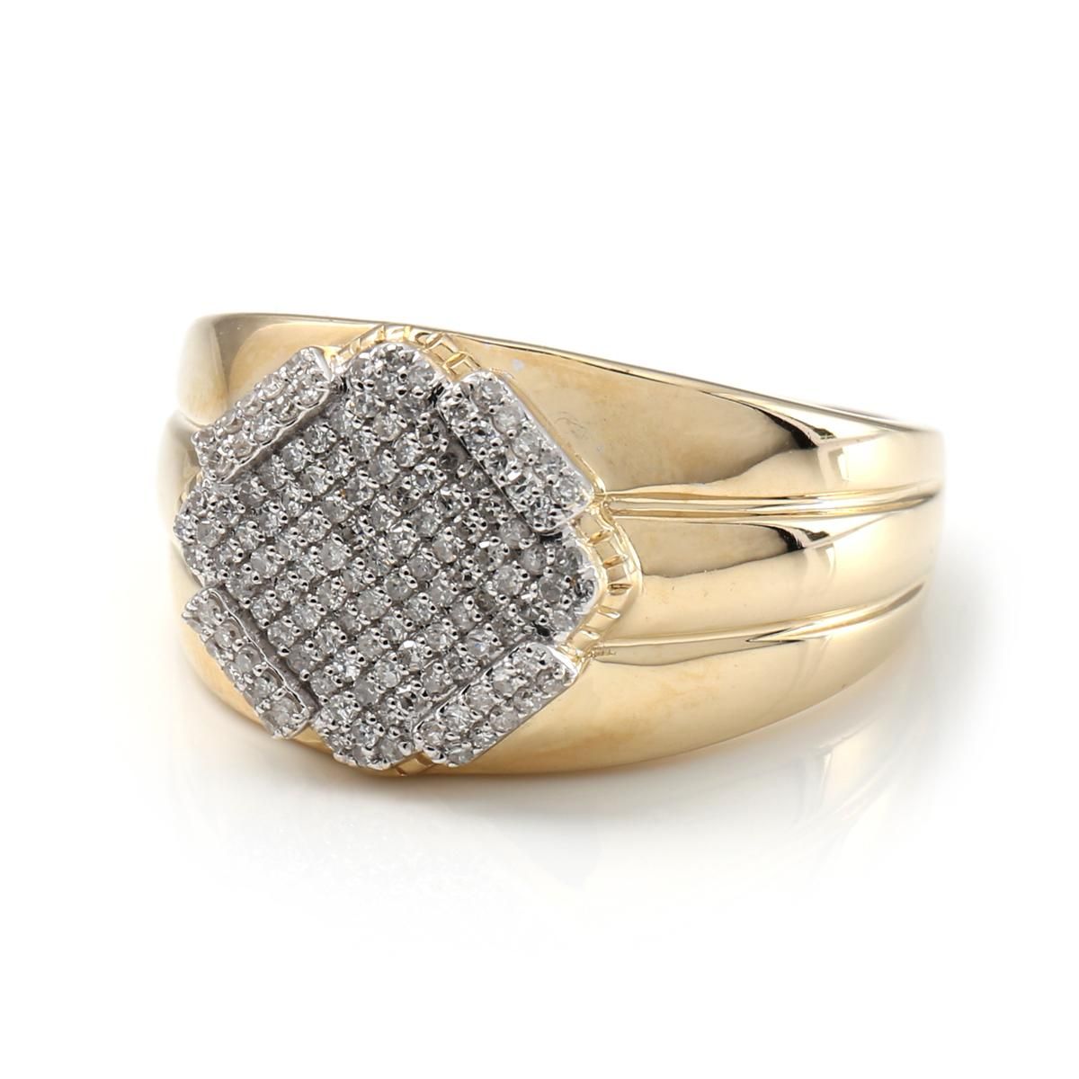 ダイヤモンド 10K イエローゴールド リング 21号 A0326125-YG