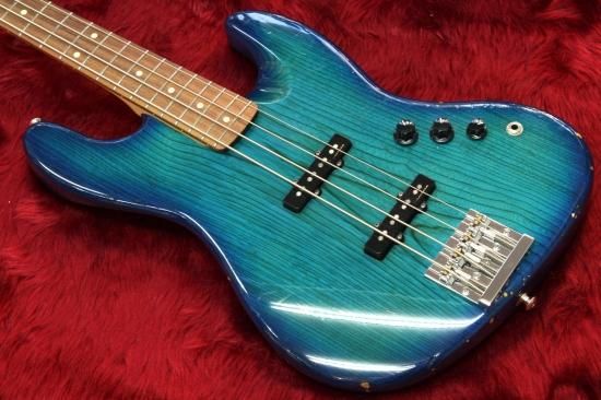 ESP body Warmoth neck Jazz Bass Type Blue - Geek IN Box