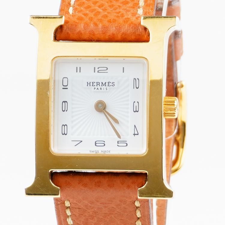 HH1.201 Hウォッチ レザーベルト ▢O刻印 キャメル ヴィンテージ