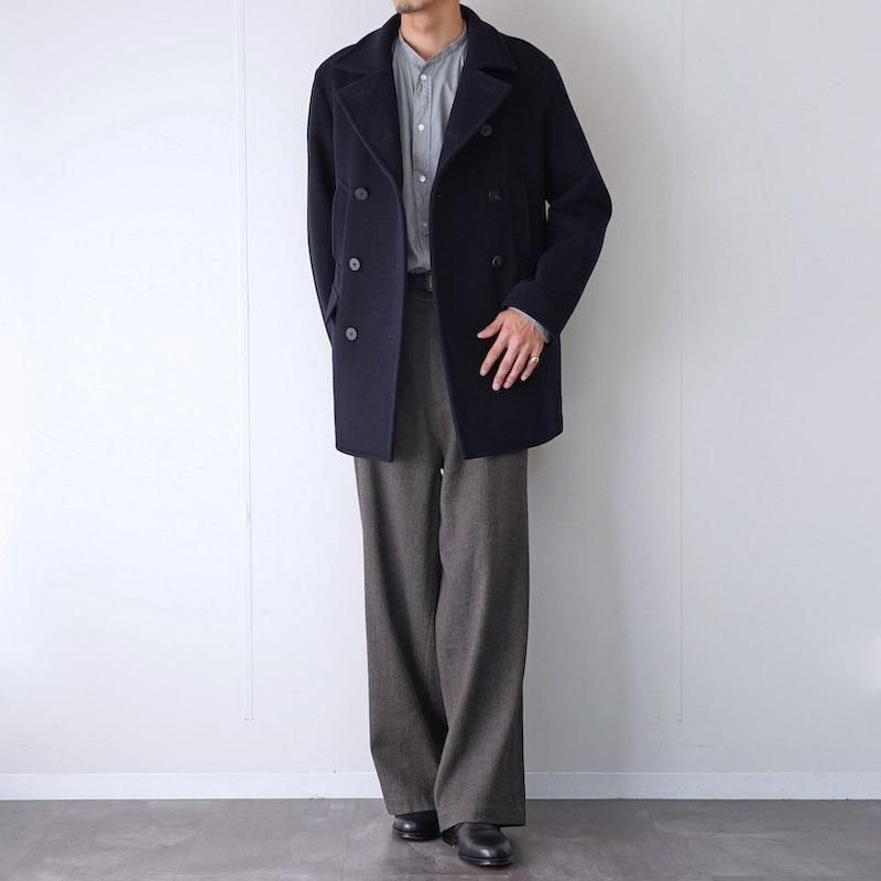 20%OFF】【ANSNAM】P COAT NAVY - THIRTY' THIRTY' STORE