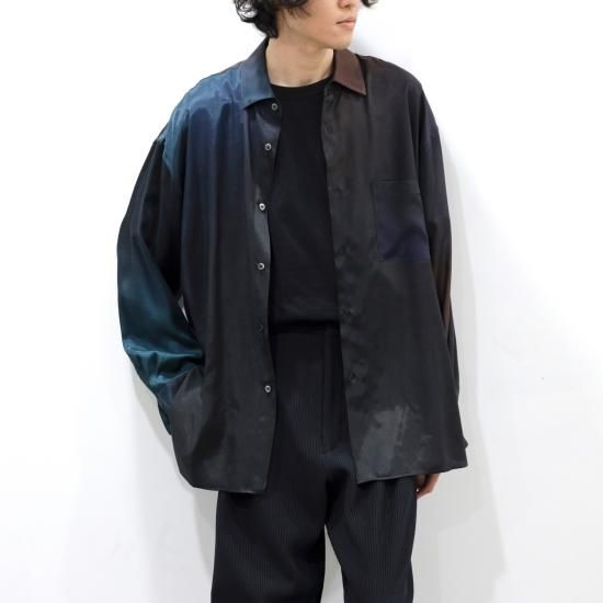 stein | シュタイン OVERSIZED CUPRO LS SHIRT(GRADATION) / オーバー