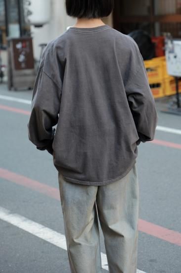 ANCELLM | アンセルム BRIDGE L/S T-SHIRT(BLACK) / ブリッジL/S TEE
