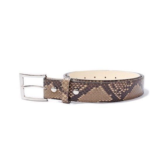 WACKO MARIA】PYTHON LEATHER BELT - fabric - ONLINE STORE｜正規取扱