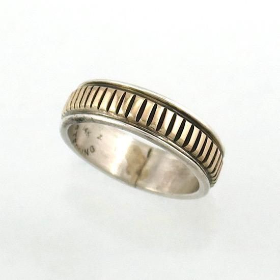 18号】ブルースモーガン 14Kスタンプリング By Bruce Morgan