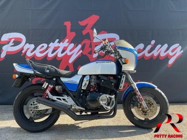 GSX400 インパルス GK79A ショート管 ブラック マフラー