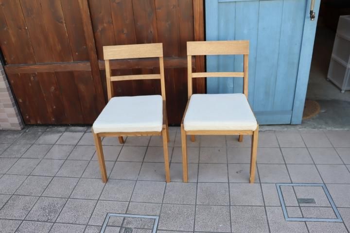 unico(ウニコ) ADDAY(アディ) ダイニングチェアー 2脚セットです♪木の