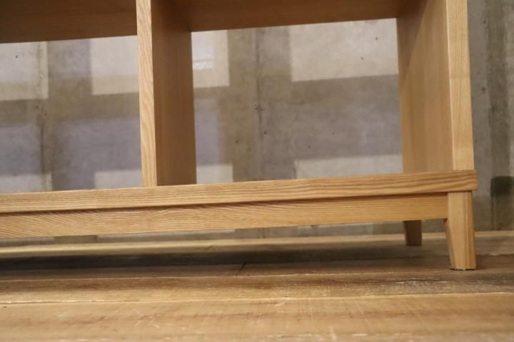 人気の無印良品(MUJI)のタモ材・2段・3列オープンシェルフです