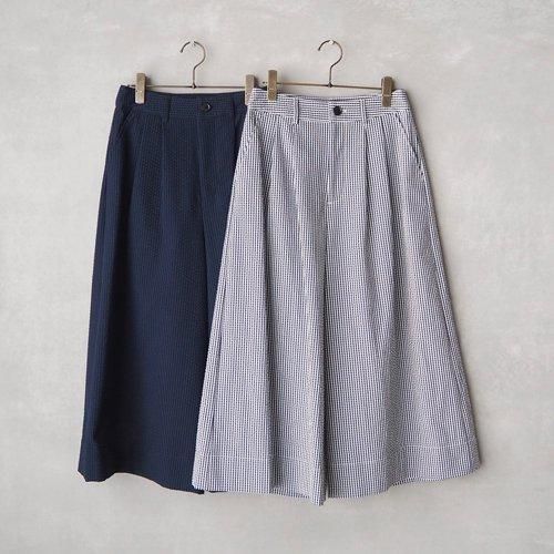 Vent d'ouest | シアサッカー キュロットパンツ - Daja オンラインストア