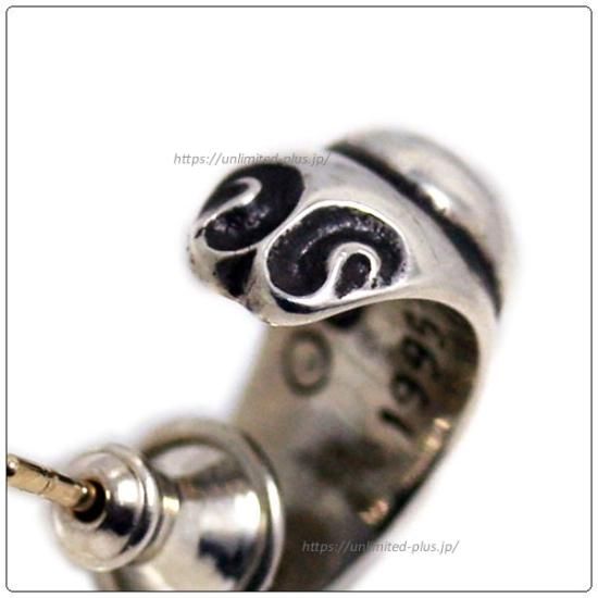 クロムハーツ（Chrome Hearts）ピアス カーブド ティアドロップ
