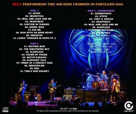 BEAT / PERFORMING THE MUSIC OF 80'S KING CRIMSON IN PORTLAND 2024