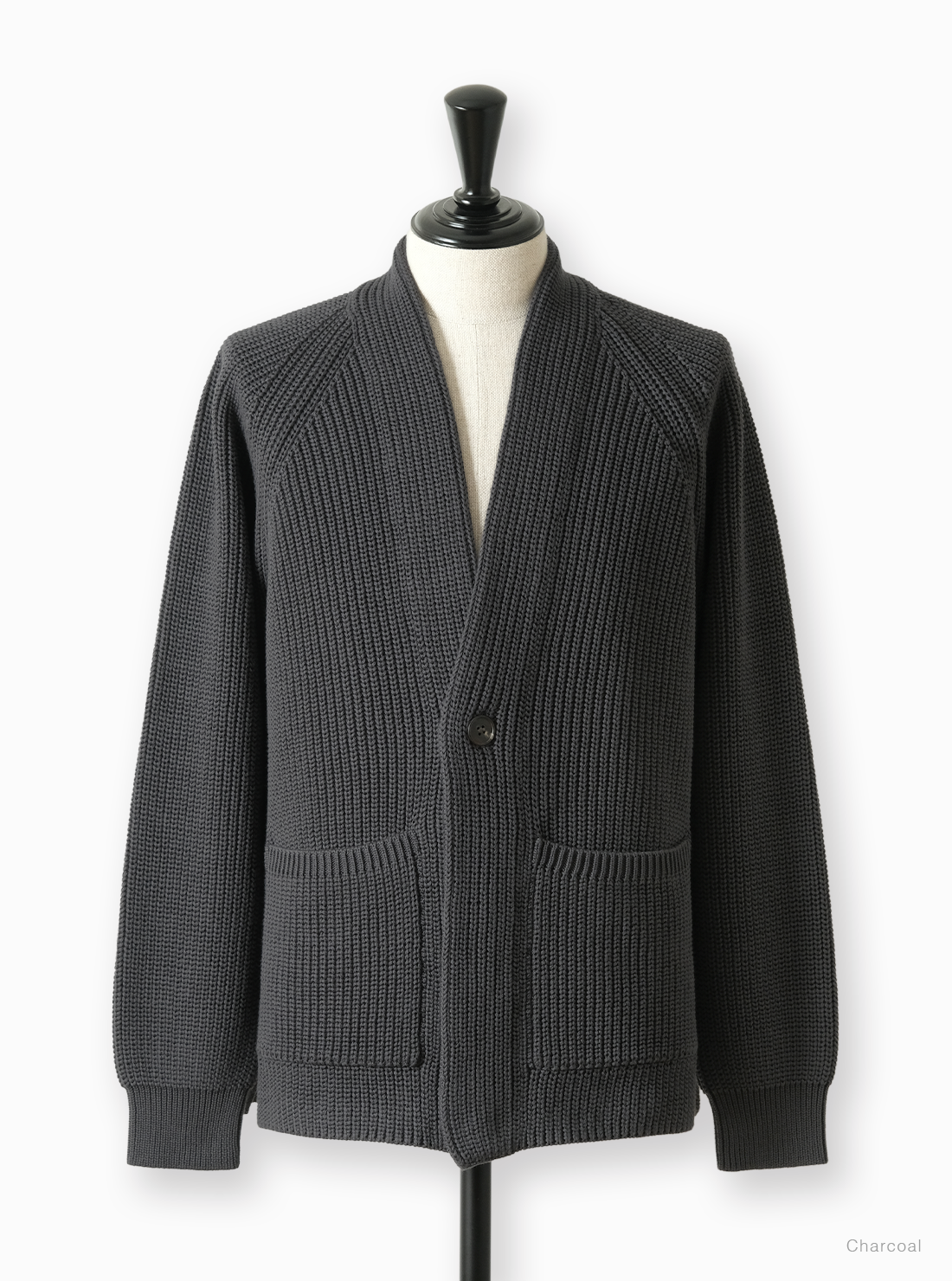 Men SIGNATURE ONE BUTTON CARDIGAN - BATONER｜ONLINE STORE