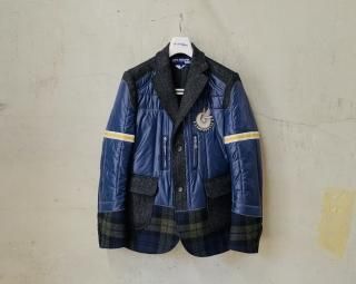 JUNYA WATANABE COMME des GARCONS MAN ナイロンタフタ×ウールツイード