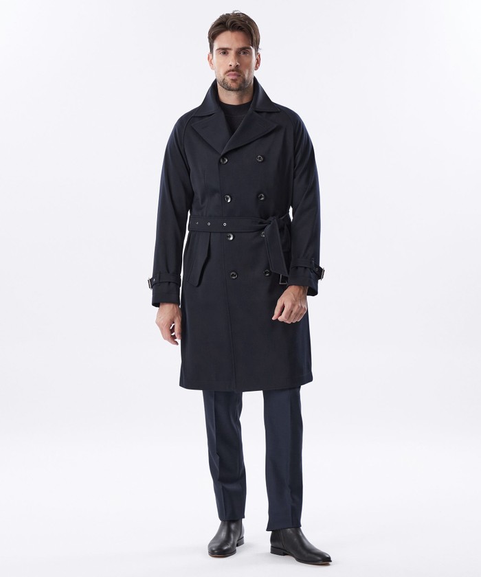 ダブルブレストウールミックスコート(506976421)｜HANKYU MEN'S / 阪急