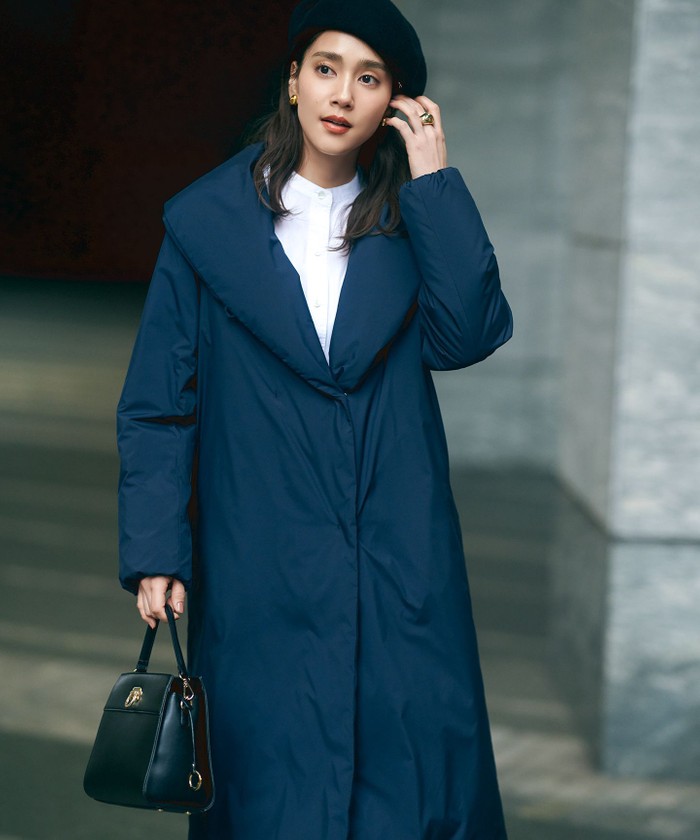 ADSダウン ショールカラーコート(505749224)｜阪急百貨店公式通販