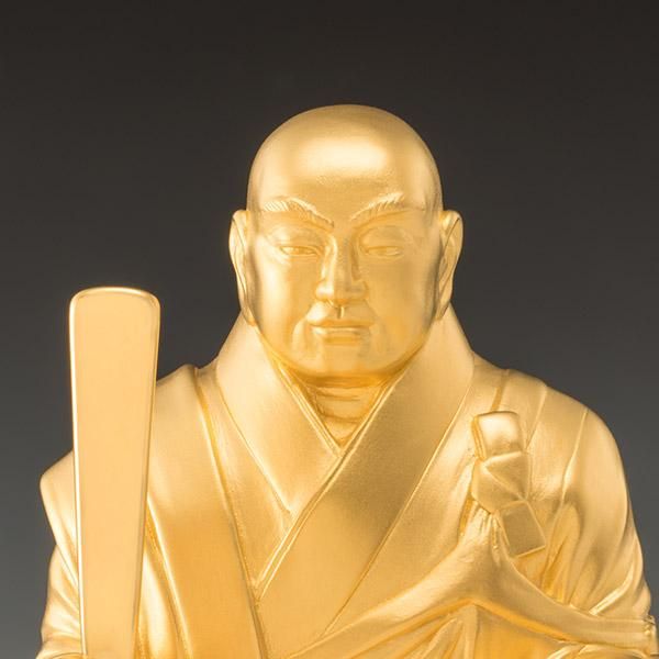 純金製 日蓮聖人 （大）- 三宝堂オンラインショップ