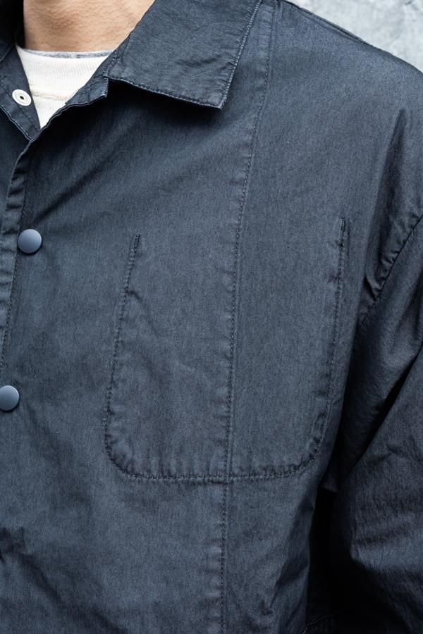 PORTER CLASSIC】POPLIN MIL-SHIRTS JACKET-SLOW&STEADY