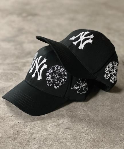 NEW VINTAGE (ニューヴィンテージ) / CHROME YORK 6PANEL CAP / BLACK
